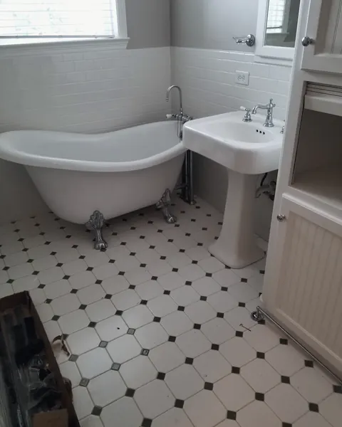 A photograph of its work, from Fountain Plumbing, Inc’s own photographs.