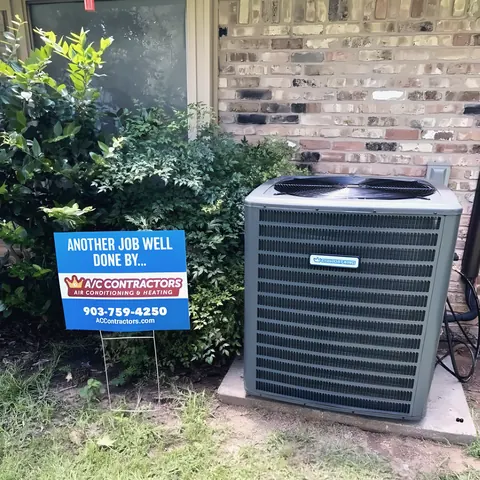 A photograph of its work, from A/C Contractors’s own photographs.