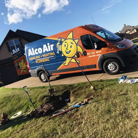A photograph of its work, from Alco Air Cooling, Heating and Plumbing’s own photographs.