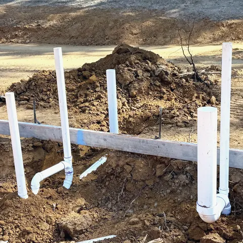 A photograph of its work, from Arrow Plumbing’s own photographs.