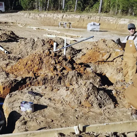A photograph of its work, from Fountain Plumbing, Inc’s own photographs.