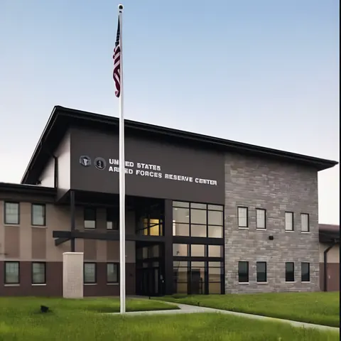 Commercial project: Armed Forces Reserve Center (portfolio), from Watson Plumbing, Inc.’s own photographs.